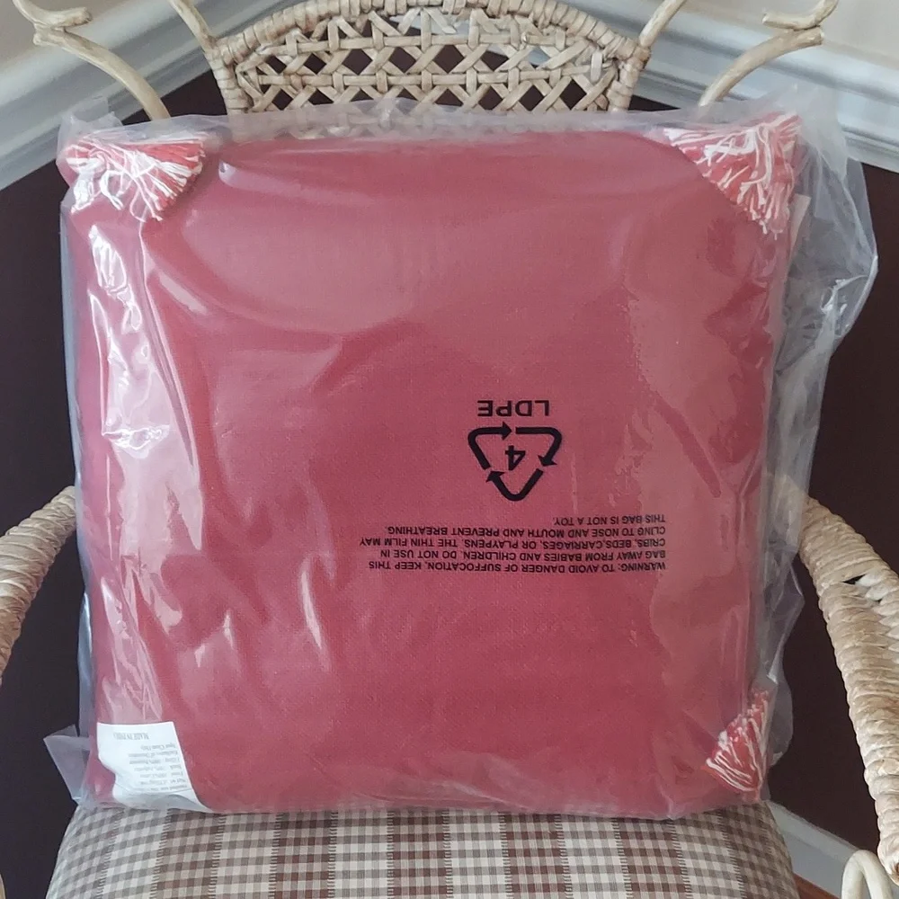 All Is Calm All Is Bright Red Plaid Christmas Pillow 18